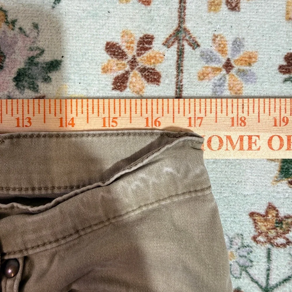 Wrangler Slim Straight Tan Casual Pants Mens Size‎ 36x30